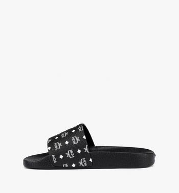 MCM Monogram Print Rubber Slides Rebajas
