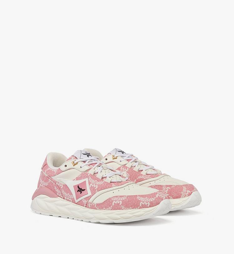 MCM Skywander Lo Sneakers in Lauretos Jacquard