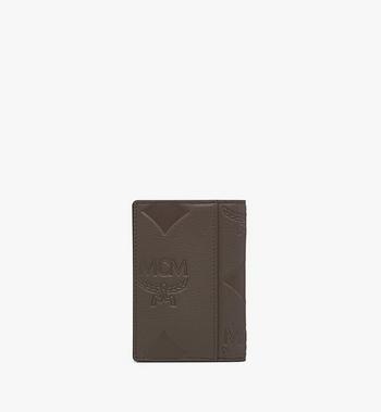 MCM Aren Bifold Card Wallet in Maxi Monogram Leather Rebajas online