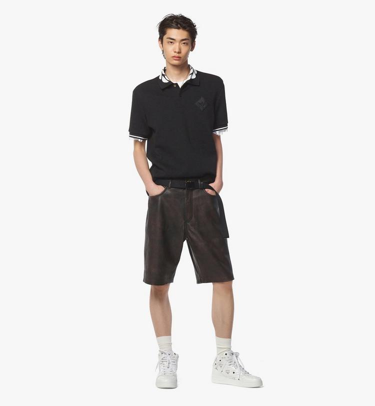 MCM Intarsia Laurel Piqué Polo Rebajas top