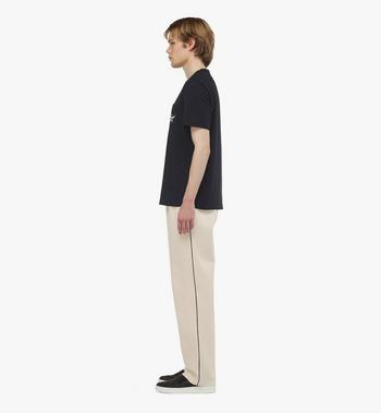 MCM Essential Logo Pocket T-Shirt in Organic Cotton Oferta especial