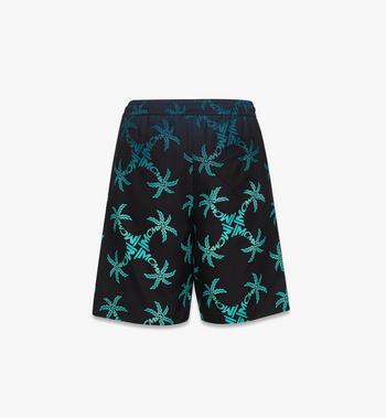 MCM Palm Monogram Print Shorts Envío gratis