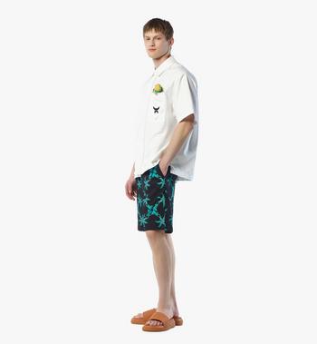 MCM Palm Monogram Print Shorts Envío gratis
