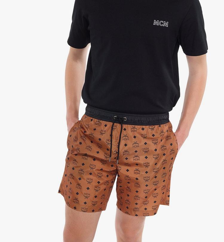 MCM Monogram Print Swim Trunks Últimos 2 días