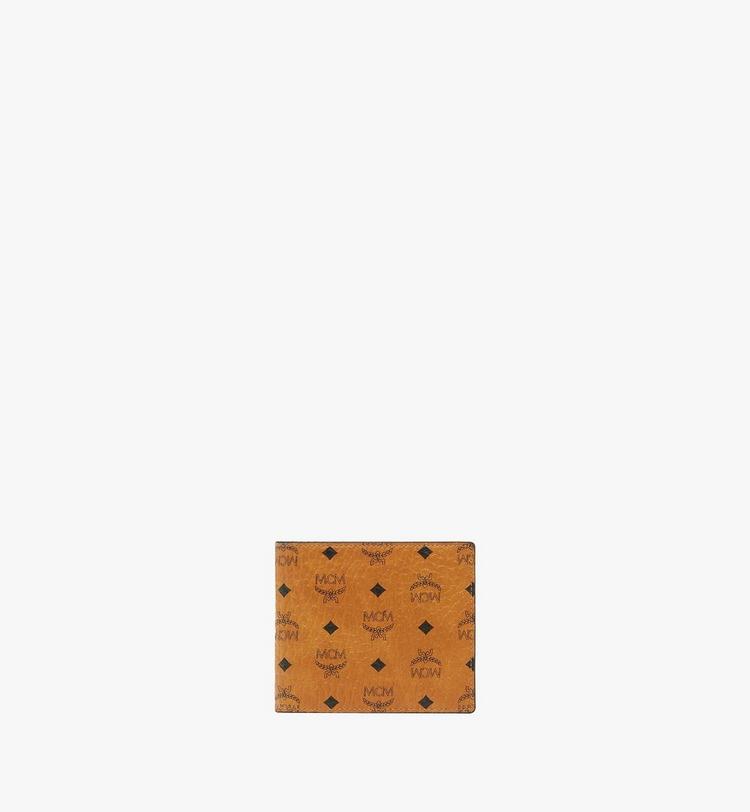 MCM Bifold Wallet w/ Coin Pocket in Visetos