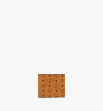 MCM Bifold Wallet w/ Coin Pocket in Visetos Precios de Black Friday