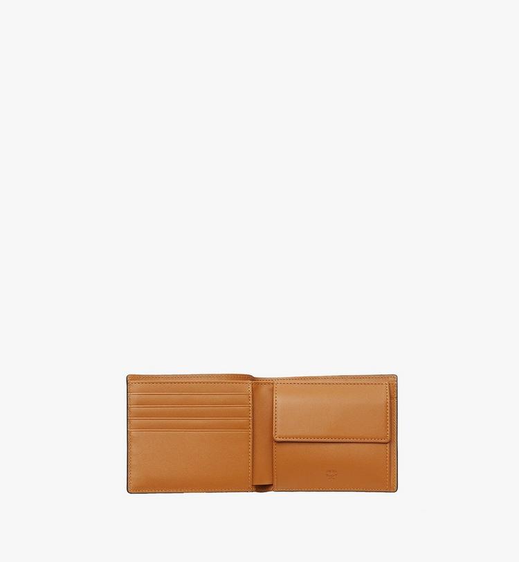 MCM Bifold Wallet w/ Coin Pocket in Visetos Precios de Black Friday