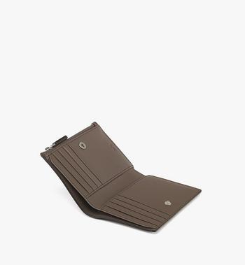 MCM Aren Snap Wallet in Maxi Monogram Leather Libre de impuestos