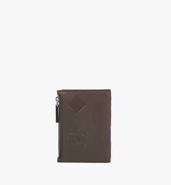 MCM Aren Snap Wallet in Maxi Monogram Leather Libre de impuestos