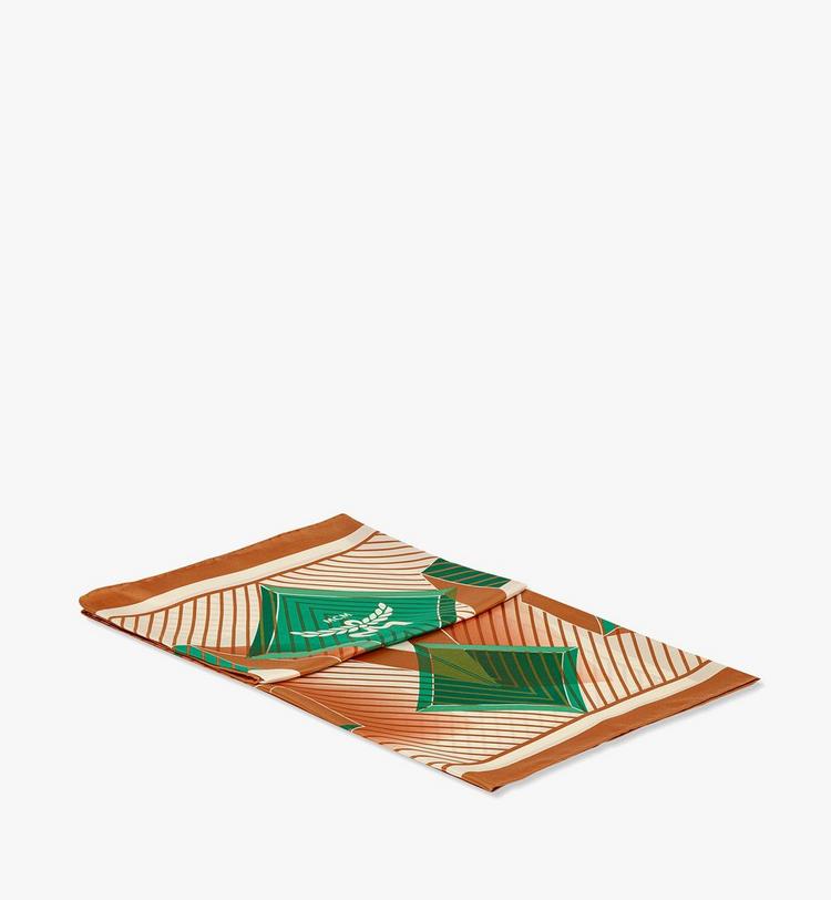 MCM Abstract Logo Scarf in Organic Silk Outlet online
