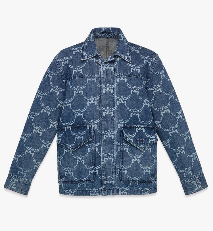 MCM Lauretos Monogram Denim Jacket Rebajas baratas