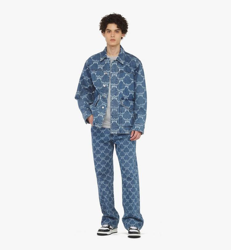 MCM Lauretos Monogram Denim Jacket Rebajas baratas