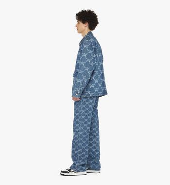 MCM Lauretos Monogram Denim Jacket Rebajas baratas