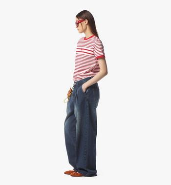 MCM Logo Stripe T-Shirt Rebajas de fábrica