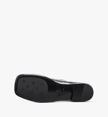 MCM Moccasin in Metallic Calf Leather Liquidación