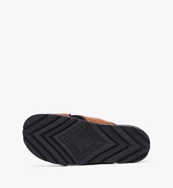 MCM Cross Sandal in VIsetos Leather Mix Último día