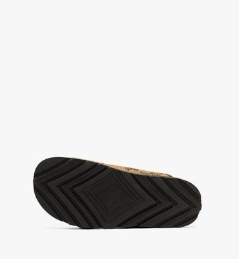 MCM Sandals in Lauretos Raffia Jacquard Oferta especial de fábrica
