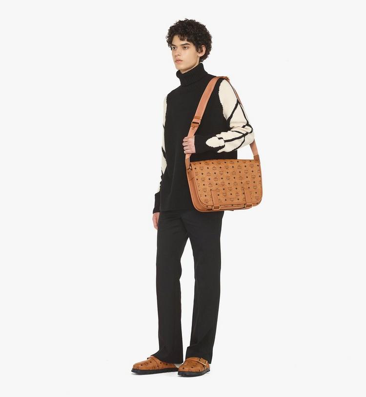 MCM Aren Messenger Bag in Visetos Descuentos del mes