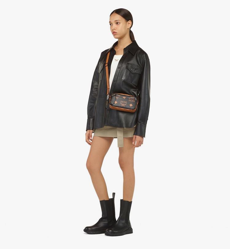 MCM Aren Crossbody w/ Pouch in Monogram Mix Rebajas de fin de temporada