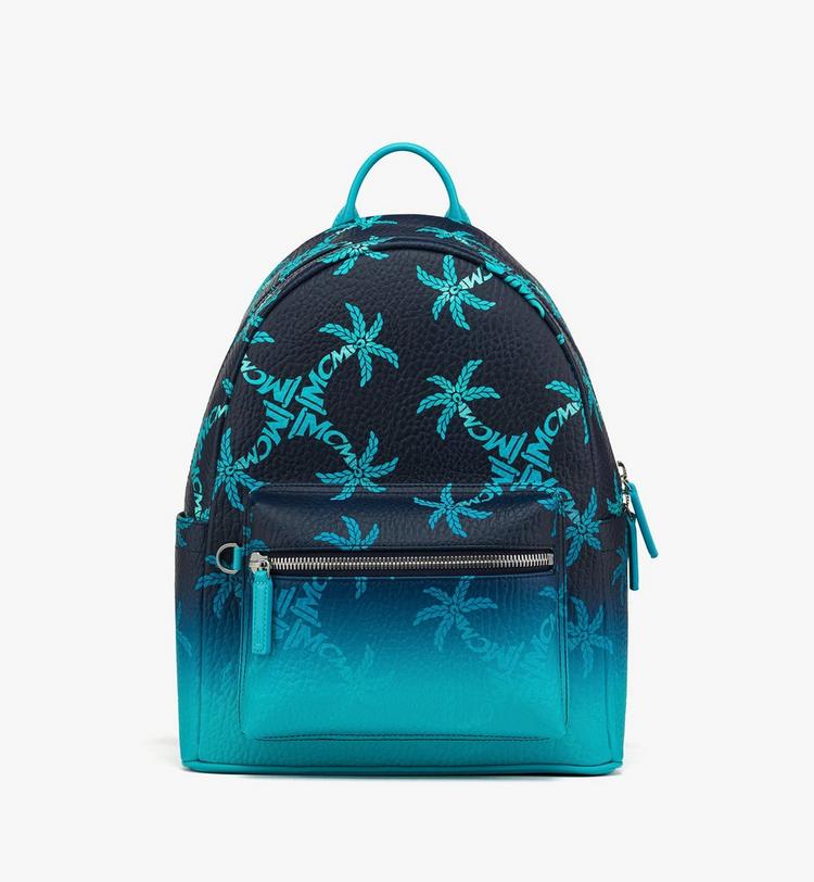 MCM Stark Backpack in Gradation Palm Canvas