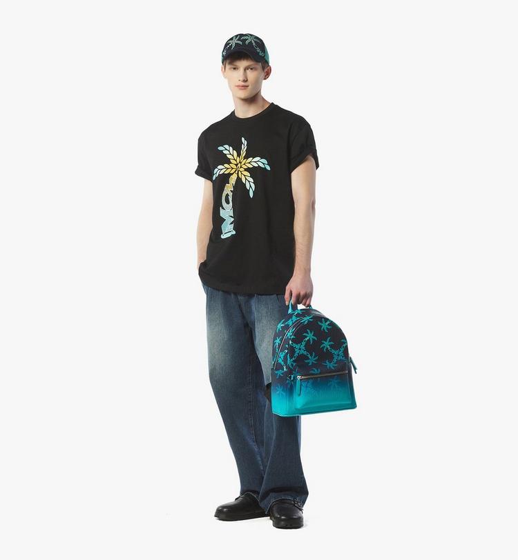 MCM Stark Backpack in Gradation Palm Canvas Ventas relámpago