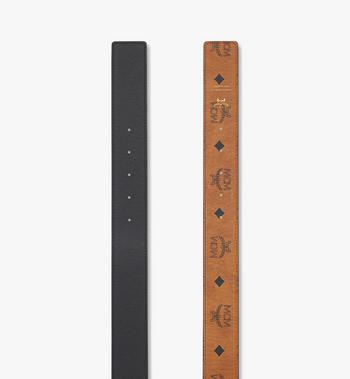 MCM Claus Fluted M Belt 1.5” in Embossed Leather Precio de fábrica
