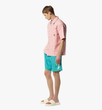 MCM Logo Print Swim Trunks Solo queda un día
