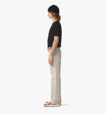 MCM Silket Logo T-Shirt w/ Zip Pocket Liquidación