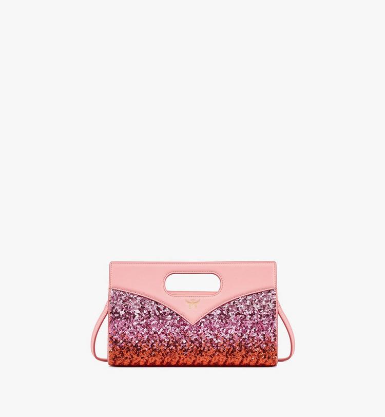MCM Diamond Tote in Sequin Lamb Leather
