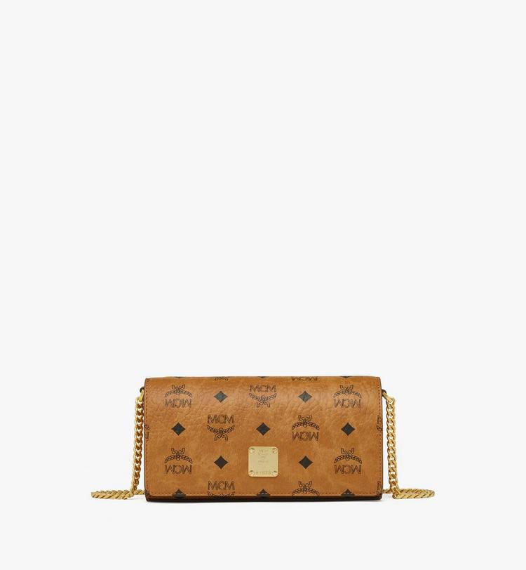 MCM Aren Shoulder Bag in Visetos Libre de impuestos