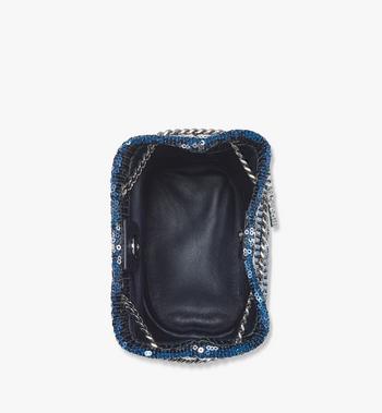 MCM Himmel Bucket Bag in Sequin Monogram Leather Descuento por venta flash
