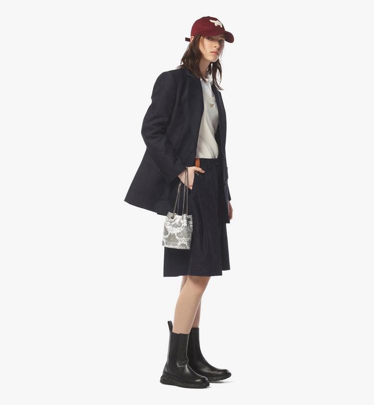MCM Himmel Bucket Bag in Sequin Monogram Leather Ofertas especiales