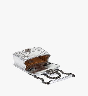 MCM Travia Quilted Shoulder Bag in Crash Calf Leather Outlet