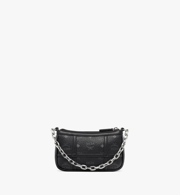 MCM Aren Shoulder Bag in Visetos Venta caliente