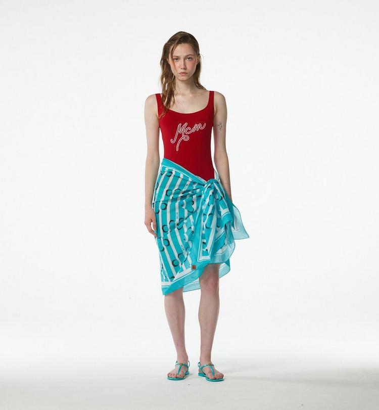 MCM Logo Print Swimsuit Rebajas baratas