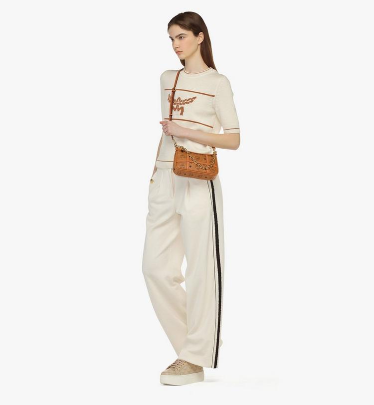 MCM Aren Shoulder Bag in Visetos Rebajas online